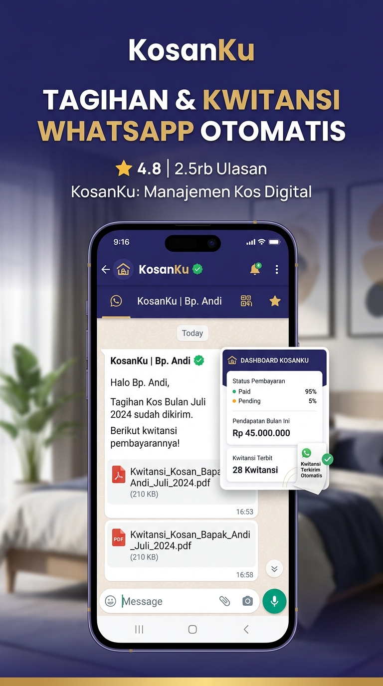 Tagihan WhatsApp KosanKu